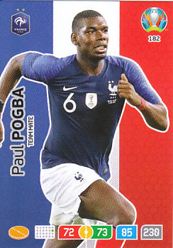 Paul Pogba France Panini UEFA EURO 2020#182